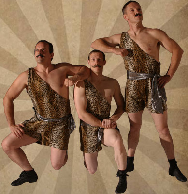 The Chaps! Victor, Ian and younger brother Barnaby. Looking very dashing replete with resplendent moustaches!